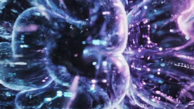 Illuminated digital representation of the human brain cortex radiating vibrant energy pulses signifying artificial intelligence and cognitive processing power in cyberspace