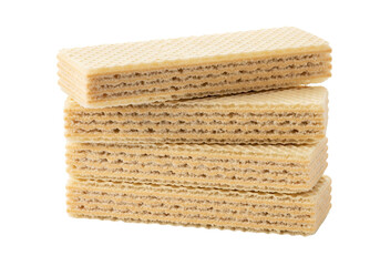 Stacked Vanilla Cream Wafer Cookies