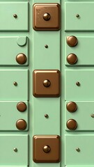 Raised geometry of squares and dots