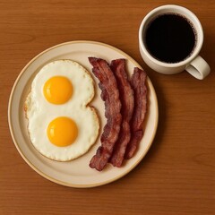 egg and bacon breakfast