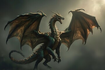 dragon in the night