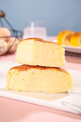 Fresh Homemade Cheesecake Slices - Studio Food Photography