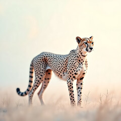 Obraz premium cheetah in the savannah