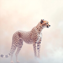 Obraz premium cheetah in the serengeti