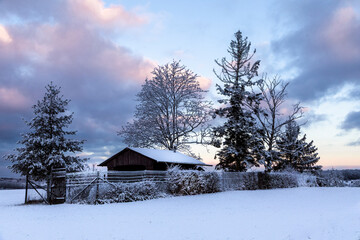 Fernwald Albach im Winter 