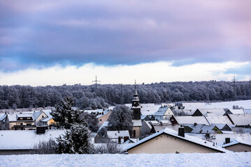 Fernwald Albach im Winter 