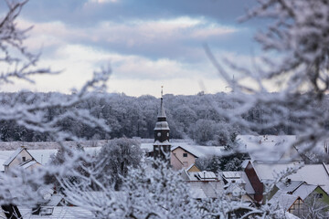 Fernwald Albach im Winter 