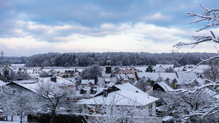 Fernwald Albach im Winter 