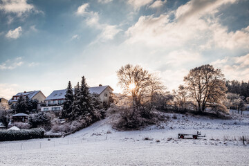 Fernwald Albach im Winter 