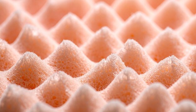 Soft Pink Sponge Macro Texture with Fine Surface Detail