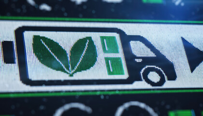 Eco friendly delivery icon battery eco friendly delivery icon eco friendly delivery battery eco friendly delivery truck eco friendly delivery leaf eco friendly delivery concept eco friendly