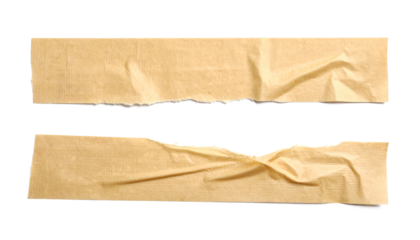 paper tape brown isolated on transparent png