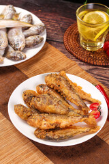 Crispy Fried Fish with Salt and Pepper - Traditional Chinese Dish