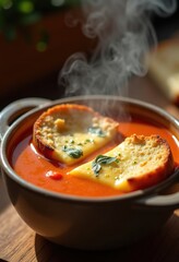 Melted Cheese Sandwich Intense Tomato Bliss Combines Warms and Comfort Sublime Deliciousness