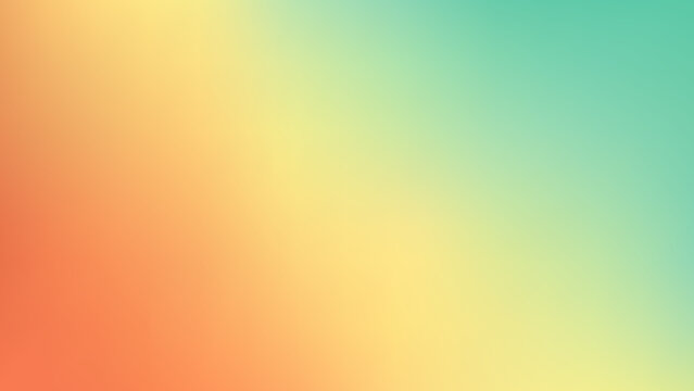 Warm orange yellow and light green color gradient background abstract