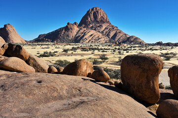Spitzkoppe rock formations in Namibia, Africa