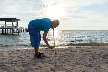 Asian Lifestyle Tourism elderly family travel leisure and activity after retirement in vacations and summer.