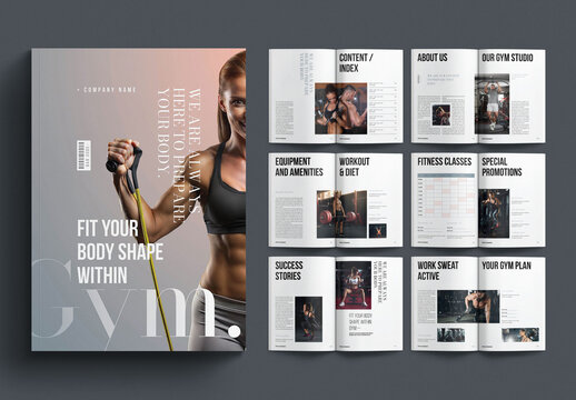 Fitness & Gym Brochure Template