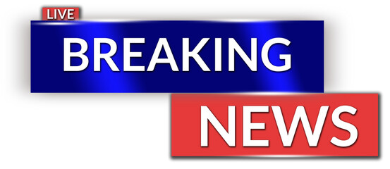 Live Breaking News Bulletin Lower Third with Bold Fonts