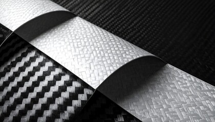 Carbon fiber texture background close-up.