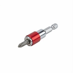 Magnetic Screw Bit Holder with Red Adjustable Sleeve