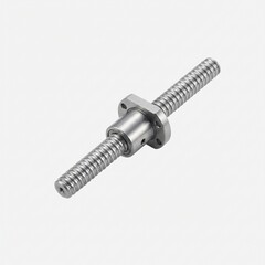 Steel ball screw and flange nut for industrial machinery