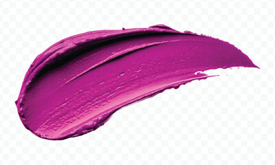 Fototapeta premium realistic 3d smooth glossy lipstick or paint swatch smear smudge in different color style isolated on transparent background