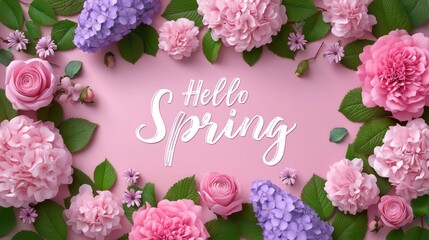 Concept of freshness and renewal, as spring is a season of new beginnings