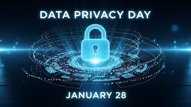 Data Privacy Day January 28th Digital Security Concept. - Powered by Adobe