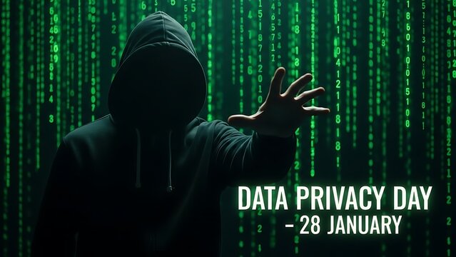 Data Privacy Day - Protecting Digital Information and Cybersecurity. - Powered by Adobe