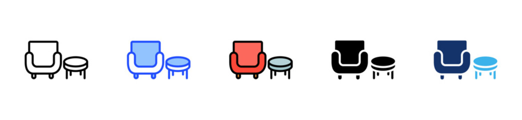 Breakout Area Icon Collection With Multiple Styles