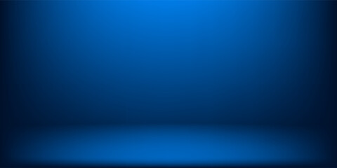 smooth gradient dark blue light studio room with copy space for you design background © Zain Farhany