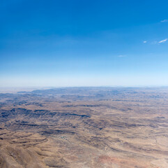 weathering erosion on slopes at Naukluft mountains, near Bullsport, Namibia