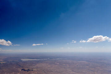 Hardap reservoir aerial from east, Namibia
