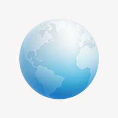 Fototapeta premium Transparent globe illustration design.