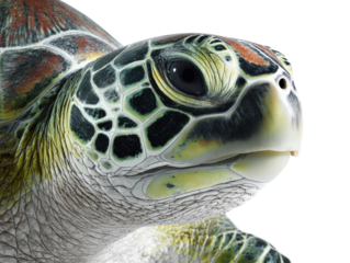 Sea Turtle Close-Up