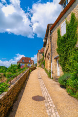 Street Limeuil France the Dordogne French historic medieval travel destination
