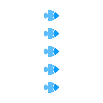 fish shape bullet point