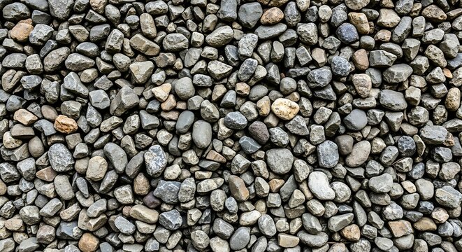 Close-up of small rounded pebbles.