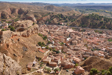 Medieval historic town of Daroca, Zaragoza. Aragon, Spain