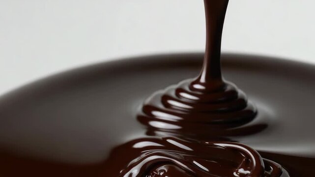 A rich, dark chocolate drizzle for dessert toppings and gourmet enhancements.