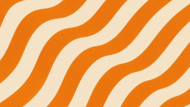 Vibrant wavy orange pattern