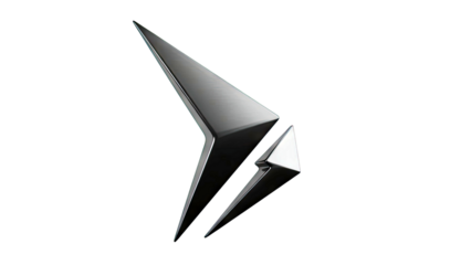 Abstract Black Geometric Shapes