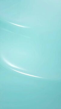 Glossy aqua-colored abstract background with gentle light reflections. Modern, clean, and minimal design ideal for branding, tech, or wellness themes with copy space