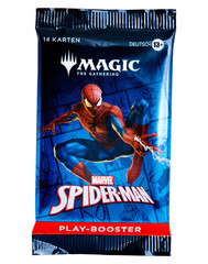 Obraz premium Dortmund - Deutschland 13. Januar 2026 - Booster Spider Man Sammelkarten - Studio Aufnahme