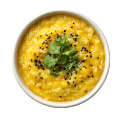 Delicious Dal Tadka isolated on transparent background