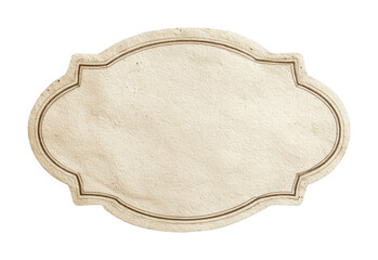 Naklejka premium PNG Vintage ornate blank label