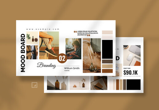 Branding Mood Board Layout