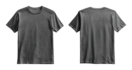 PNG Grey t-shirt clothing apparel mockup.