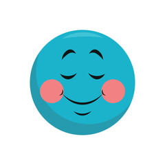 Fototapeta premium Blue Monday Emoji